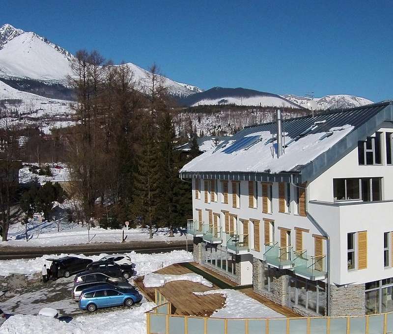 Aparthotel Belveder je situovaný v atraktívnej časti Tatranskej Lomnice blízko lanovky
