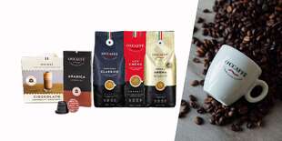 Balíček voňavej zrnkovej talianskej kávy O\'Ccaffé, v ponuke aj kávové kapsule