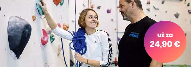 Kurz lezenia a istenia pre začiatočníkov na Lezeckej stene K2 – Bratislava