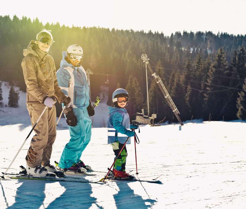 Výborná rodinná lyžovačka v Snowparku Lučivná