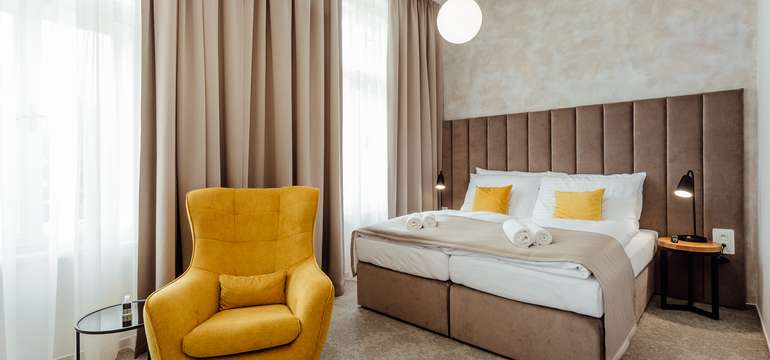 Útulné ubytovanie v izbe exclusive v Boutique Hotel SIGLISBERG **** 