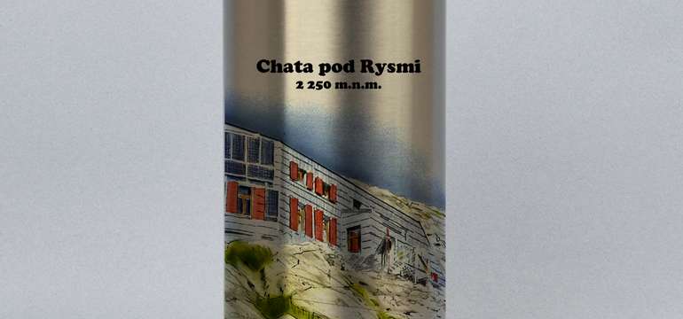 Turistická termoplechovka (500 ml) - kov, plast
