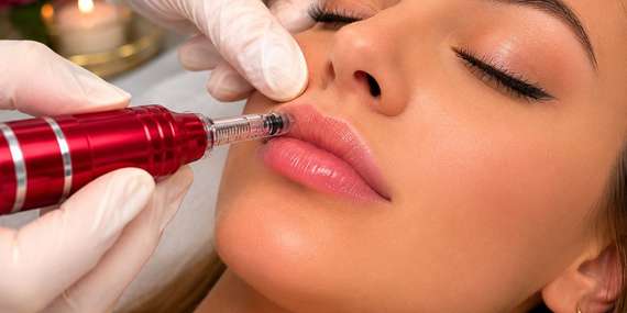 Revolučné bezbolestné zväčšenie Hyaluron Pen alebo hĺbková hydratácia Kiss Lips Therapy / Trnava