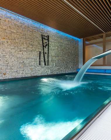 Wellness centrum sa nachádza v hlavnej budove Resortu Levočská Dolina