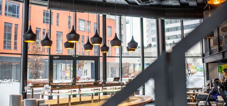 Interiér Loove restaurant