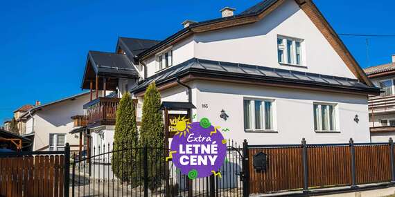 EXTRA CENY: Vila Hana so stravou a zľavou do Aquacity Poprad a termálneho kúpaliska Vrbov/Vysoké Tatry - Nová Lesná