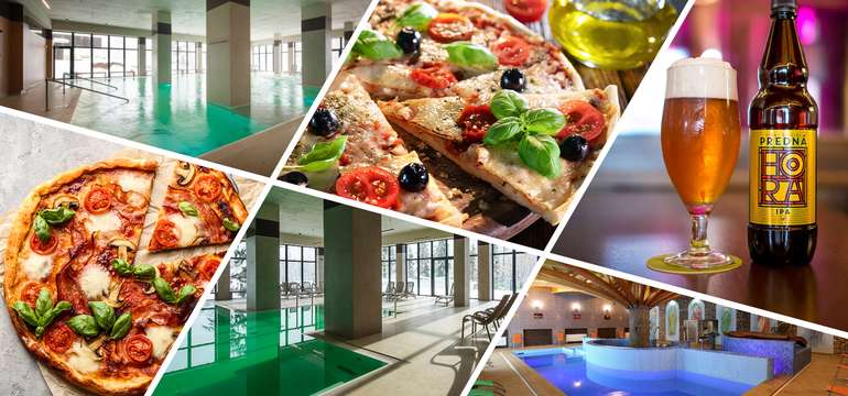 Pizza podľa výberu a vstup do wellness na Prednej Hore