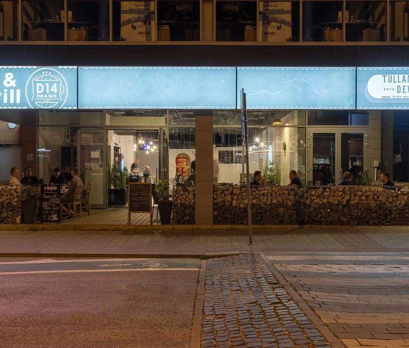 Reštaurácia D14 Pub & Grill na Dunajskej ulici (oproti Tesco MY)