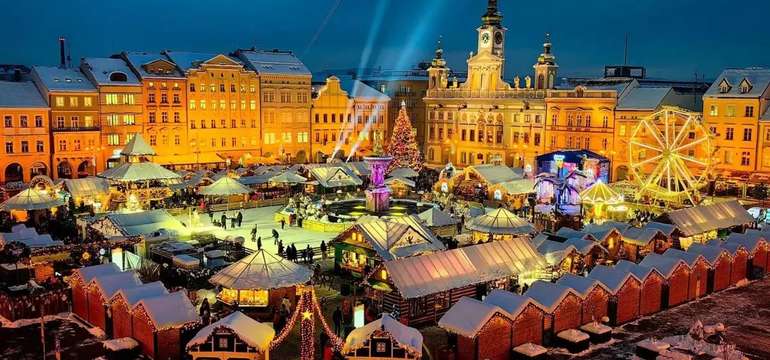 Vianočné trhy v Českých Budějoviciach