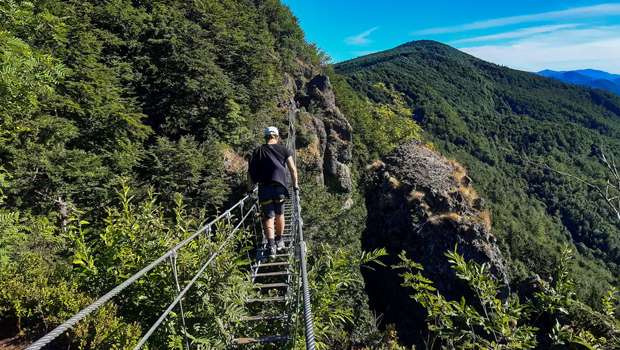 Via ferrata na Skalke v Kremnických vrchoch