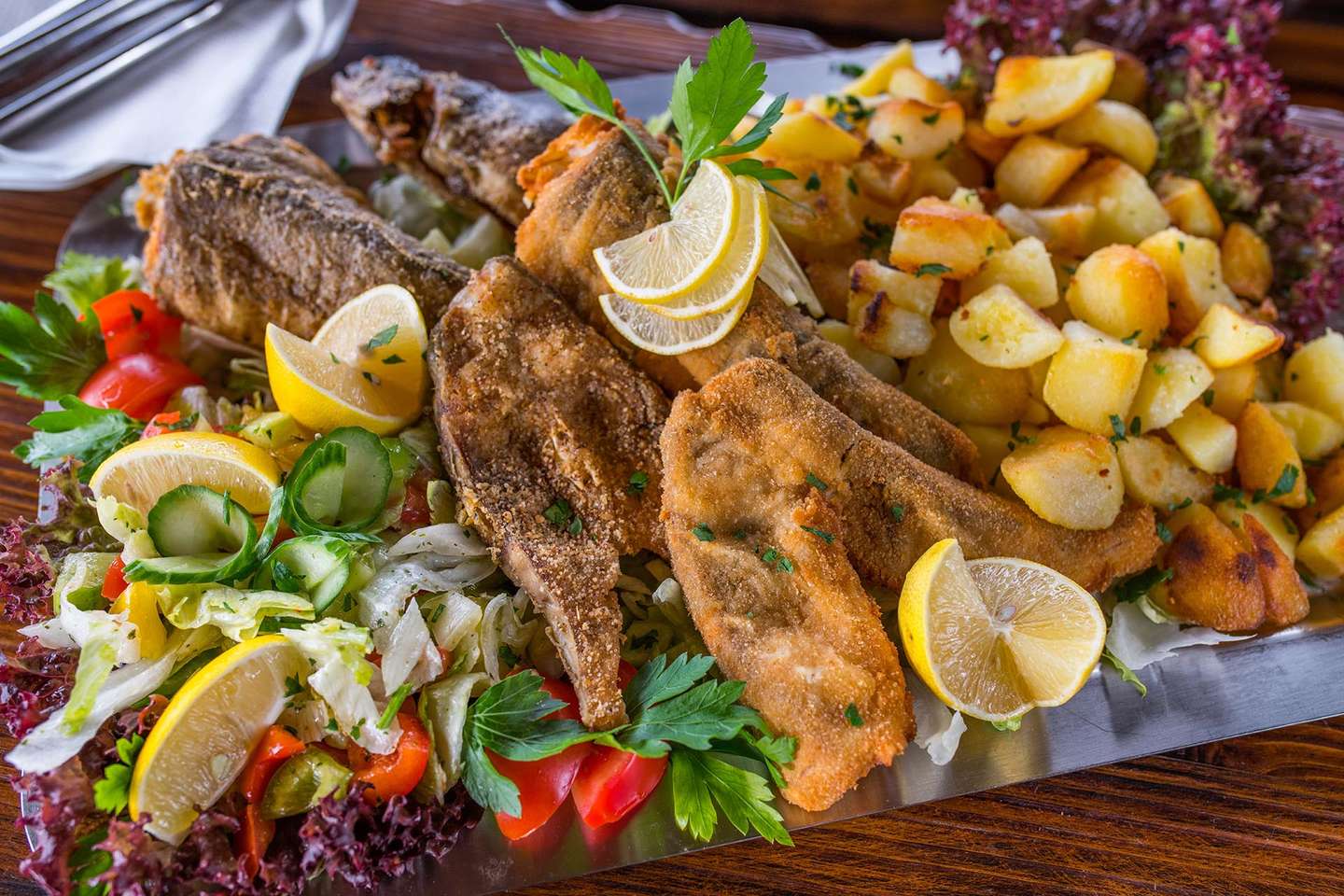 Misa plná rýb v Oáze pri Draždiaku pre 2 až 3 osoby