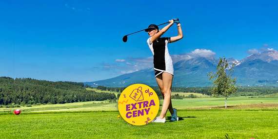 EXTRA CENA: Golfový tréning alebo golfový kurz na získanie HCP (zelenej karty) so skúsenými trénermi/Vysoké Tatry - Malý Slavkov