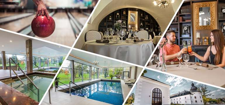 3-chodová večera a wellness alebo bowling v Château Appony****