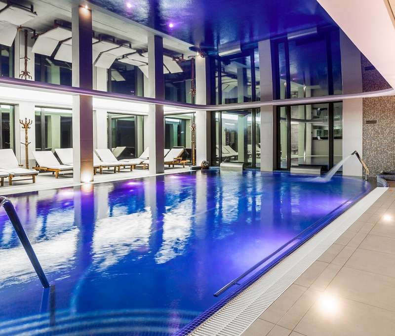 Luxusní wellness zónu můžete využívat neomezeně