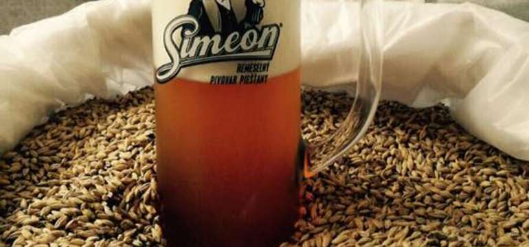 Nefiltrované, nepasterizované pivo Simeon bez chemických prísad